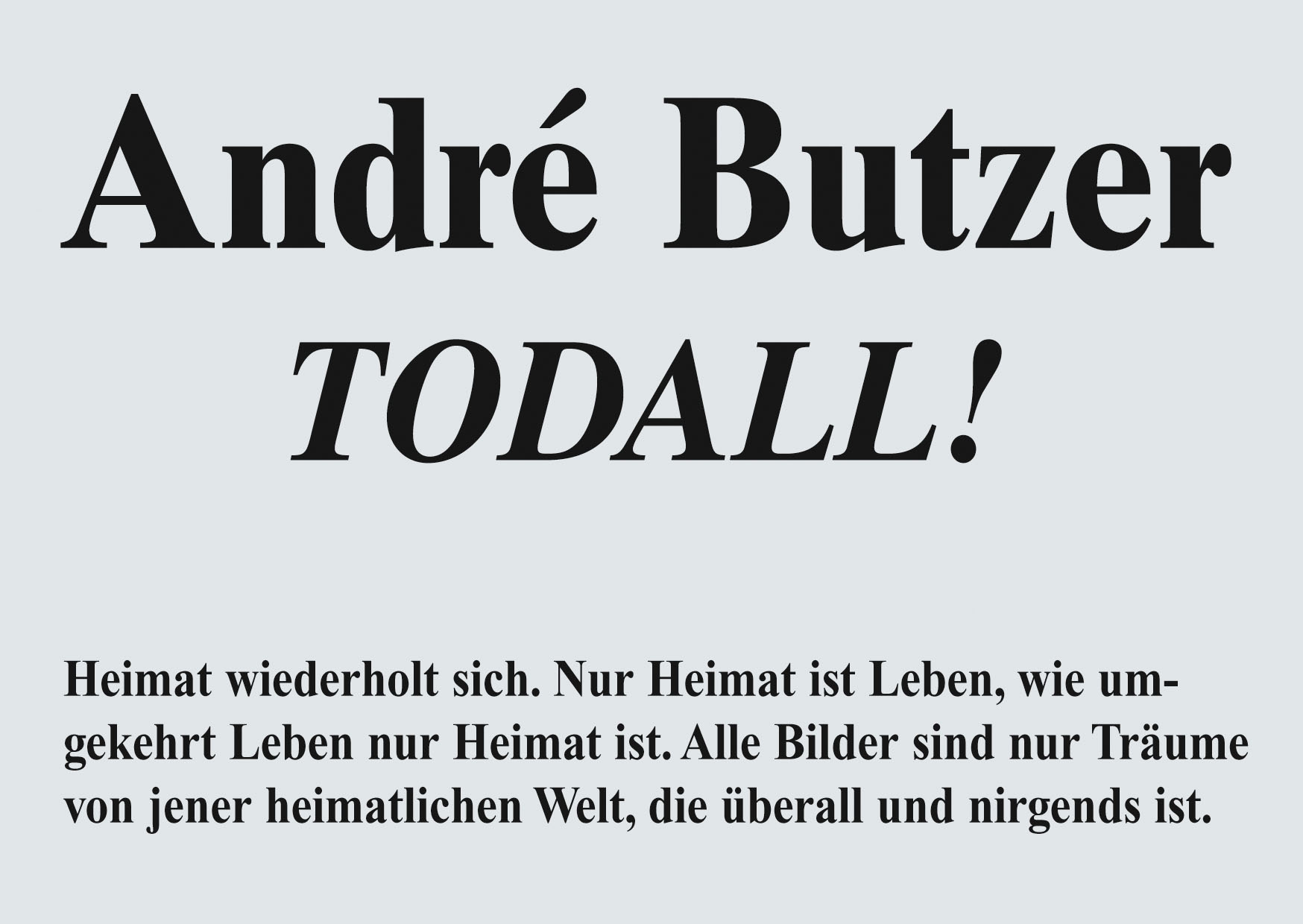 Andre Butzer Todall 2003